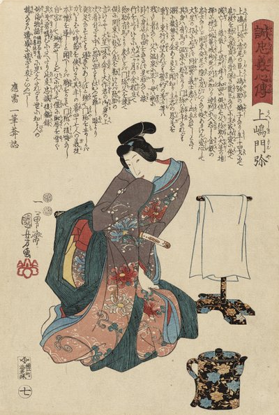 Ueshima Monya, 1847 - Utagawa Kuniyoshi